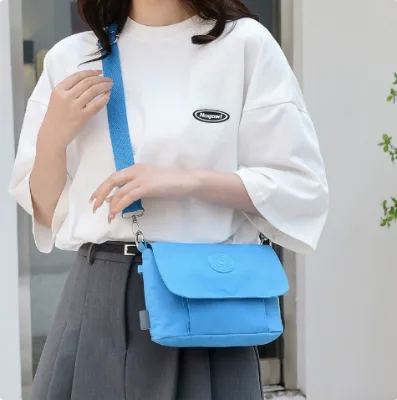 PEIQUAN Ladies Ultra CrossBody Bag New Style Washed Cloth Shoulder Bag Women Daily Shopping Crossbody Purse