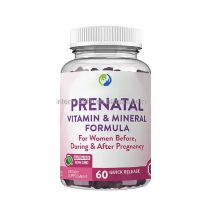 Private Label Best Prenatal Vitamins Multivitamin Gummy Fertility Supplements Halal Prenatal Gummies