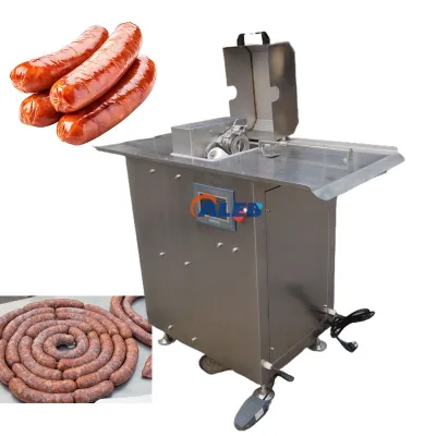 Electric Sausage Linker Machine Sausage Threading Linking Machine Salsiccia Knotting Machine