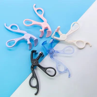 Frameless Manual Curl-and-hold Toothed Eyelash Curler Portable Wide-angle Sunflower-style Lash Curler Wholesale