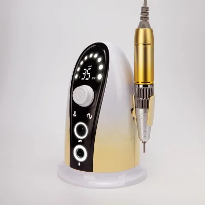 Hot Selling 35W Portable Electric Nail Grinder 35000rpm Low Noise Nail Drill Machine Salon Manicure Tool