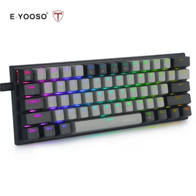 Mechanical Gaming Keyboard  Ergonomic Design New Trending Cheap  61 Key Computer   Keyboard RGB Connected Keyboard