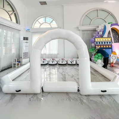 Kids Commercial Ride Inflatable Bumper Car Inflatable Bumper Cars Race Track Inflatable Race Track for Bumper Cars