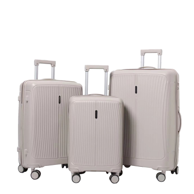 New Design Hot Sale PP Material Bag and Luggage Durable 3 Pcs Suitcase