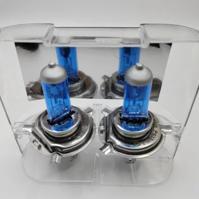 12V Ultra White Automotive Headlight Halogen Bulb Automotive Quartz Lamp H4 Halogen Headlight Bulb