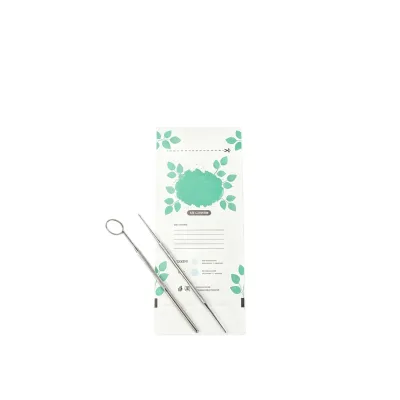 Customization Various Sizes Bags Disposable Writable Self Adhesive Kraft Paper Sterilization Pouch Package Dry Heat