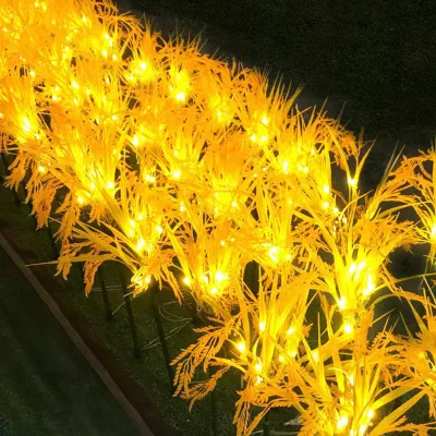 Hot Sale IP65 Modern Solar Powered Dimmable LED Wheat Light 120 Beam Angle for Garden Outdoor Landscape Decoration