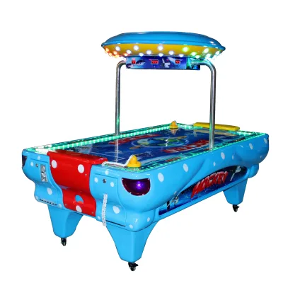 Popular Arcade Air Hockey Game Table Hot Selling Coin Operated Air Hockey Arcade Machine Commercial LED Air Hockey Game