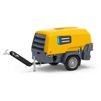Factory Supply Official XAS88 Xas98 Mobile Portable Diesel Screw Pneumatic Industrial Original Air Compressor for Construction