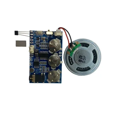 Acoustic Components Module with Magnet Control Mode for Voice Recording and Playback