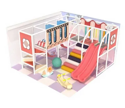 Indoor High Quality Soft Material Kids Trampoline Park Amusement Park Equipment for Children with High Capacity