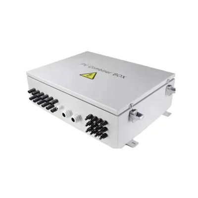 Box 2 in 2 Out CE IP65 Waterproof and Dustproof Metal DC PV Array Strings Combiner Box