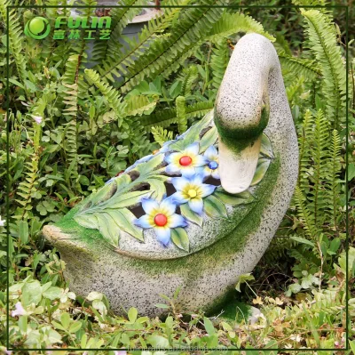 Animal Outdoor Polyresin Duck Decoration