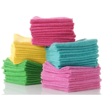 30-Pack Auto Detailing Microfiber Towel Knitted Car Rags for Car Wash and Cleaning Mixed Colors