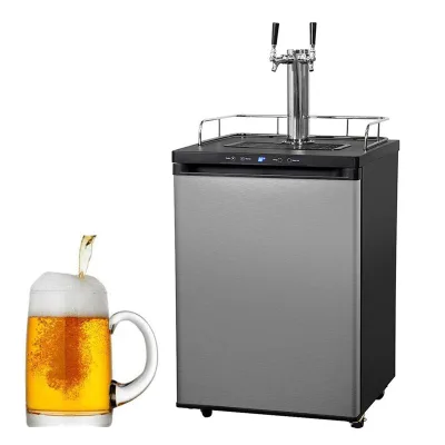 Commercial Bar Kegearator Cooler Beer Tower Dispenser With Digital Display