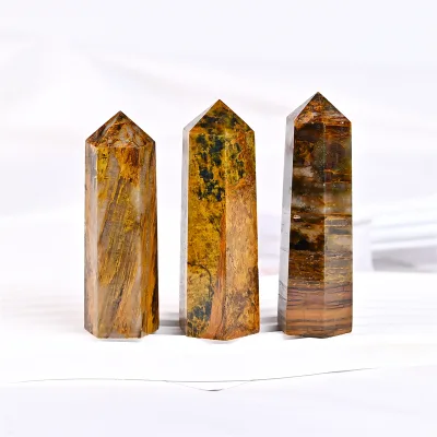 Kindfull Wholesale Crystals Stones High Quality Pietersite Points for Crystal Healing Stones