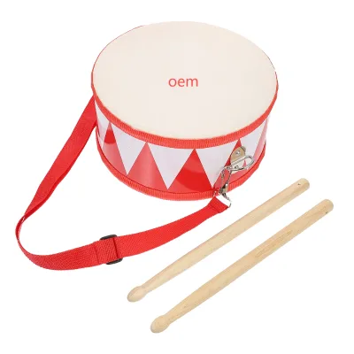 Wholesale Orff Snare Drum Double-Sided 6-Inch Wood Drum Stick Custom Logo Plastic Heads. Exquisite Educational Instrument