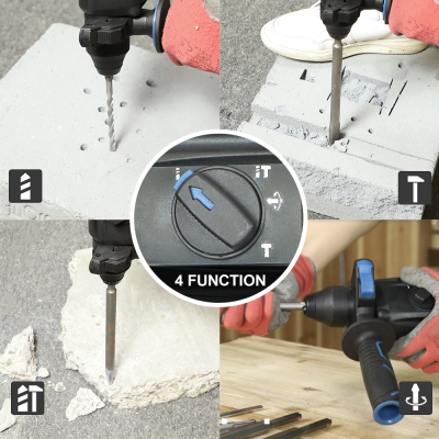 220-240V Masonry Drilling Tool Rotary Hammer