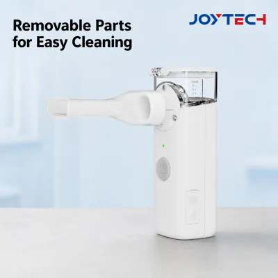Portable Mesh Nebulizer Quiet Handheld Ultrasonic Inhaler Machine for Kids Adults Home Travel Use Battery USB C Powered
