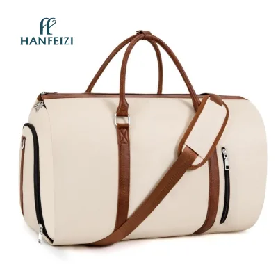 HANFEIZI Convertible Garment Duffle Bag Suit Bags for Men Women Business Travel