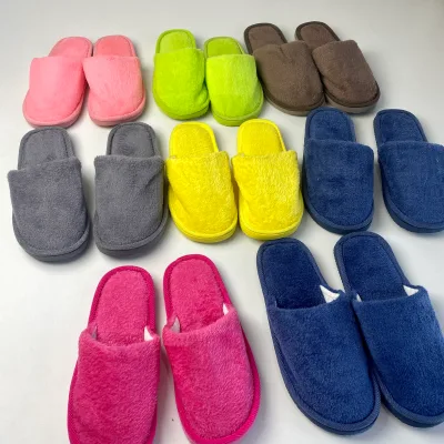 Five-star Indoor Rooms Luxury Soft Eva Disposable Wholesale Hotel SlippersCustom Disposable Hotel slippers