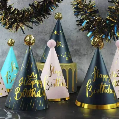 Party scene dress up paper supplies party holiday gifts cute paper hats