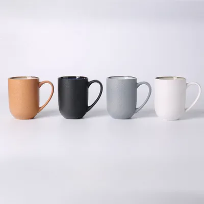 Classic Vintage Ceramic Tea Coffee Cup Household Office Espresso Latte Mug Business Gift Portable Coffee Mug