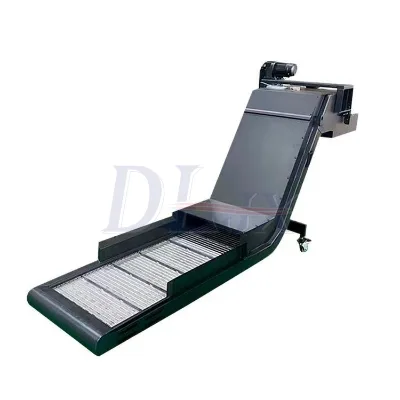 Automatic Chip Conveyors Popular Construction Waste Disposal Machine Hinged Belt Chip Conveyors