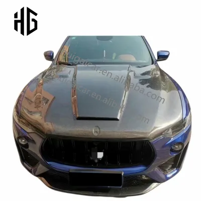 Carbon Fiber Engine Hoods Cover for Maserati Levante Bonnet Hood