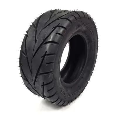 13inch Tubeless Road Tyre 13x5.00-6.5 Electric Scooter Spare Parts Black Rubber Fat Tire for Repair
