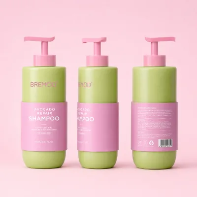 OEM ODM Natural Moisturizing Cream Gently Cleaning Hair Organic Avocado Hair Repairing Nourishing Shampoo and Conditioner