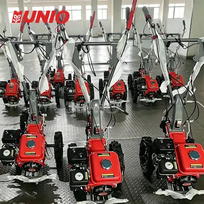 User Friendly High Productivity Device Finish Ditching Trench Making Soil Cultivation Simple Control Mini Tiller
