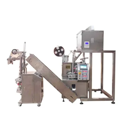 Hot Sales Automatic Dip Tea Bag Making Packing Machine Pyramids Tea Bag Nylon Triangle Flower Automatic Triangle Tea Bag Machine