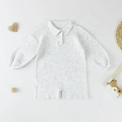 New Arrivals Speckle Baby Rompers Long Sleeve Baby Jumpsuit Cute Baby Clothes Romper