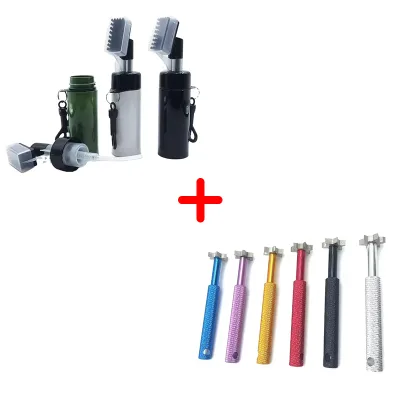 New Promotional Golf Water Jet Cleaning Brush and 6-character Cleaning Knife Can Be Used to Clean Dirt.