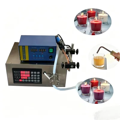 Lz-1 Semi Automatic Desktop Electric Single Head Butter Lamp Scented Candle Wax Filling Machine