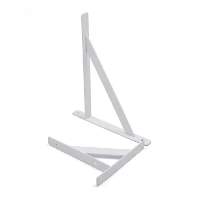 Hot Sale T Type Powder Coated Heavy Duty Triangular Shelf Bracket Well Heavy Duty Shelf Bracket