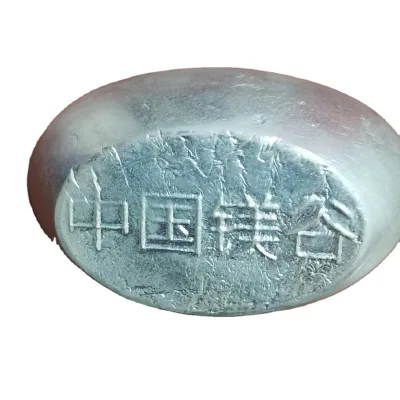 High Purity 99.9% Mg Metal Magnesium Ingots
