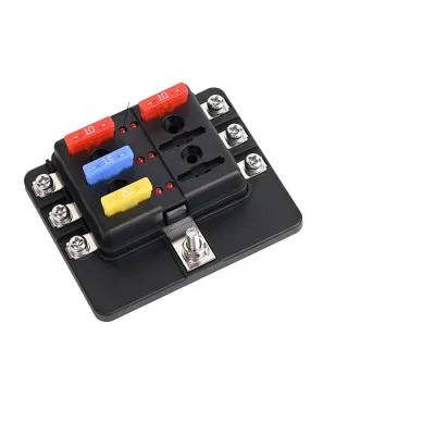 LED Fault Indicating Multi-Slot Fuse Box with Breaking Capacity Plastic Enclosure