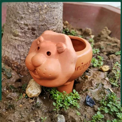 Ceramic Automatic Water Dripper Animal-Shaped Lazy Gardening Hose Dripper for Travelers Cross-Border Bestseller