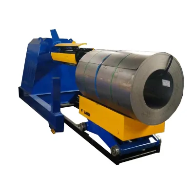 Lamina De Acero Coil Desenrollador Hydraulico Recoiler De Bobina Chapa