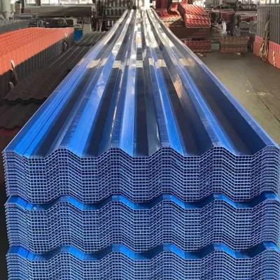 Double Layer Upvc Roofing Tile Panel 10mm Thickness Effective Plastic Pvc Hollow Tile