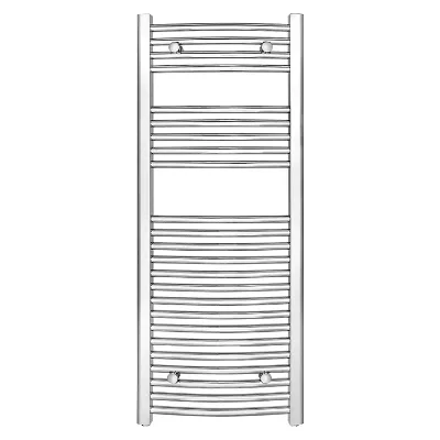 Certified Quality Chrome Towel Rack Shelf Curved Tube Towel Rail for Apartment Use