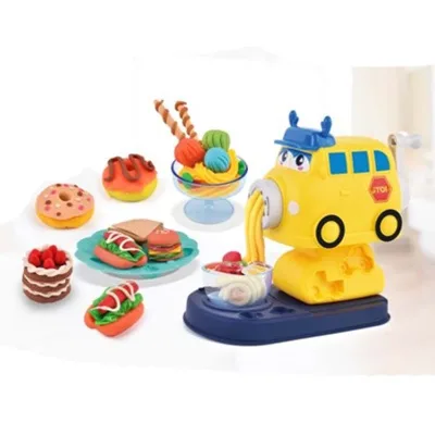 Kids Diy Play Dough Machine Set Making Food Plastic Playdough Tools