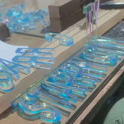 Laser Cut Acrylic 3D Letter Sign, Acrylic Alphabet, DIY Acrylic English Letters