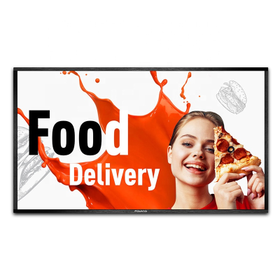 Restaurant Business Menu Screen Full HD 500 700 Nits Slim Colorful LCD Electronic Digital Menu Board Signage