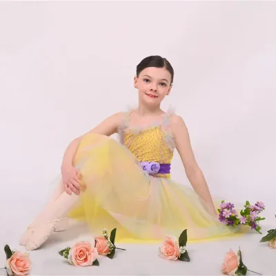 High Quality Ballet Tutu Classical Professional Orange Girl Tutu Dress Ballet