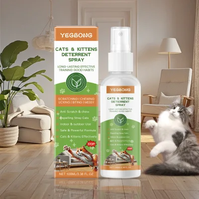 High Quality Induction Spray Cat Repellent for Pet Forbidden Areas Preventing Cats From Urinating Pet Product