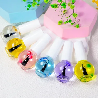 Nail Nutrient Oil 6 Flavors Wholesale Finger Edge Care Nail Supply Flower Scented Exfoliactor Remover Nail Treatment Cuticle Oil