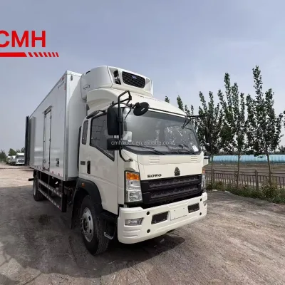 10t Cold Refrigerator Truck Sandwich Panel Transportation Vegetable Food Freezer Refrigerator Truck